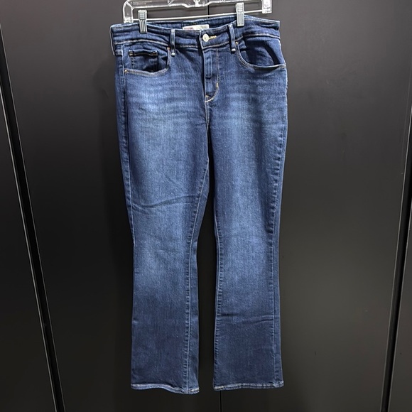 Levi’s Strauss Signature Mid Rise Boot cut jeans,5 pocket.zipper front,stretch - Picture 1 of 8